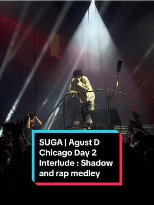 Interlude : Shadow and rap medley (Cypher pt. 3: Killer / Cypher pt. 4 / UGH! / Ddaeng / HUH?) #Yoongi #SUGA #AgustD #BTSARMY #SUGA_AgustD_Tour #D_DAY_TOUR_Chicago #D_DAY_TOUR_Chicago2회차공연 