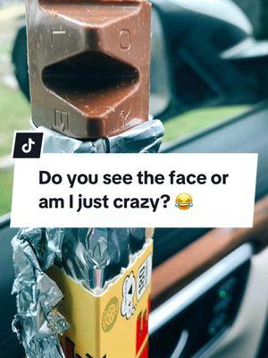 What can I say? I saw a #face in my #toblerone and #evillaugh is what came out. #junkdrawerpuppetry #everythingisapuppet #becreative #foryoupage