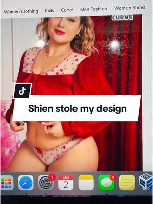 This time last year, I learned Shien stole one of my designs. I still can’t believe this happened. #fypシ #shein #sheinstolemydesign #designtheft #handmadefashion #slowfashion #behindtheseams #intellectualproperty 