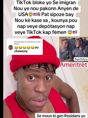 Respuesta a @Dave  M pa Ameriken mezanmi pou map pran baton pou yo😨😂m manke pedi TikTok mwen la pou soumoun m pakonn Sam te vin chèche isi 😏😂#tvens_my_dream #HaitianAmerica #Ameritrèt #America #🇺🇸 #🇭🇹 #Tiktok 