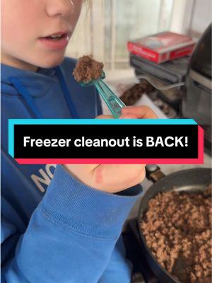 This is for you @claudia.kremer13 !! #freezermeal #dinner #groundbeef #freezercleanout 