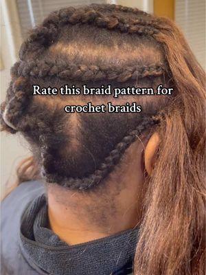 This Is my favorite braid pattern for versatile crochet braids! #fyp #creatorsearchinsights #fypシ #trending #crochetbraids #illusioncrochetbraids #crochetbraidstutorial #crochetbraidstyles #humanhaircrochetbraids #vixencrochetbraids 