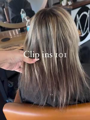 Clip ins and how to put them in! #fyp #foryou #foryoupage #hairextensions #hairstylisticks #longhair #homehair #hairextensiontutorial #clipinhairextensions #clipins @christianmichaelhairext 