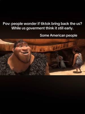 STILL ALIVE!!!😎😅🤣😂 #tiktoksave #tiktokback #usgoverment #thecroods #dreamwork #funny #comedy #foryou #foryoupage #tiktok #2024 