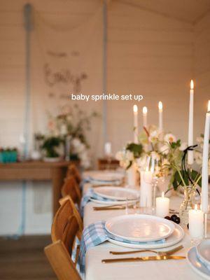 cannot even believe it turned out the way it did 🥹🤍  my version of a perfect night! #babysprinkle #babyshower #babyshowerinspo #pinterestaesthetic #ginghambabyshower 