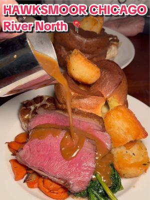 experiencing the Sunday Roast & the Notorious B.E.E.F Deluxe at a British Steakhouse in River North 🇬🇧 Food: 7.8/10 Quality: 8.8/10 Service: 9.3/10 Price: 7.7/10 (subtotal: $177) OVERALL: 8.4/10 500 N La Salle Dr, Chicago, IL 60654 #hawksmoorchicago #sundayroast #chicagoburger #chicago 