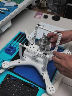 Watch as @digytronix replaces the camera gimbal on this drone using our tools. This device was up in the air again and taking videos like new in no time! #iFixit