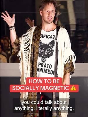 How to be socially MAGNETIC! ⚠️⁣⁣ #julienblanc #julienhimself #magnetic #charismatic #charisma #confidence #attractive #charm #confident #selfconfidence #socialskills #anxiety #socialanxiety #communicationskills #publicspeaking 