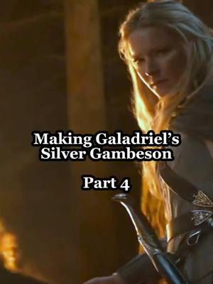 ✨Galadriel’s Silver Gambeson Part 4!✨ This was probably both the coolest and the most tedious part of this costume so far! But she is looking REAL and I’m so so excited with how the trapunto turned out! ✨I have a whole separate reel about the fill stitching, so if you want a deeper look at that, it’s on my page as well! #cosplay #galadriel #galadrielcosplay #lotr #lotrcosplay #lordoftherings #tolkien #ringsofpower #morfyddclark #quilting #fantasycostume #trop #tolkientok 