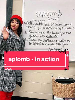 Watch this moment when one of my students hesitates, then confidently identifies the part of speech for aplomb—with aplomb! This clip captures her self-assurance, a fun teaching exchange, and a reminder that building confidence is just as important as learning grammar. Teaching moments like this are what it’s all about! #Aplomb #ClassroomConfidence #SelfAssurance #TeachingWithAplomb #MiddleSchoolMoments #GrammarInAction #ESLLesson #StudentsAreAwesome #ProudTeacher #VocabularyLesson #TeacherLife #EnglishClassroom