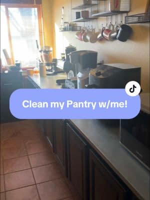 Cleaning my favorite room in the house, our pantry! #CleanTok #cleaningtiktok #clean #pantryorganization #pantryideas 