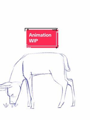 The animation bug in my brain is scurrying around again and giving me ideas. This the the WIP that got me back in the groove #animation #animated #animatedtiktok #animatorsoftiktok #deer #doe #animals #cartoon #artist #fypシ #imback #cute 