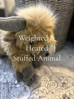 This highland weighted cow is so adorable!  And the fact it holds a hot pack is everything! #weightedstuffedanimal #weightedblanket #heatpack #stuffedanimals #highlandcow #toys #plush #plushtoys #giftideas #ttslevelup #tiktokshopfinds #tiktokshopcreatorpicks @Uoozii 