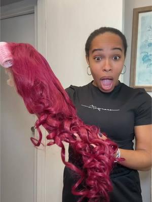 POV: This wig is 🔥 GRAB IT !!!!!!!LINK IN MY BIO @wigcoolofficial ‼️Wig Details: Wigcool Curtain Bangs 99J Burgundy Wig Body Wave 9x6/13x6 HD  Lace Frontal Wig Pre Plucked ‼️➡️ #dellyfever #wig #wiginstall #wiginfluencer #redhead #pov #preeverythingwig #frontalwig #frontal #wigs #wigstyling #curls #readytowear 