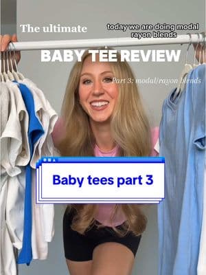 Testing all of the best baby tees part 3: modal/rayon blends!! This is the second to last video in the series! Final will be my faves 🫶🏻 lmk if you enjoyed this mini series!! Measurements:  Chest: 28.5” Bust: 36” Waist: 26” Hip: 38.5” Height: 5’9” Brands: @Vuori Clothing @Buffbunny Collection @Oner Active  #Babytee #babytees #tshirt #clothing