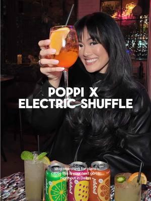 @Drink Poppi x @electricshuffleusa is the ultimate night out — this is your sign to grab your crew, sip on your fave gut-friendly soda (cocktails & mocktails) & bring your A game to the shuffleboard table! 🎯play anytime now until the end of fed to automatically entered to win: 🥤2 cases of poppi every month for a YEAR  🎉 free shuffleboard every week for you & your friends!  send & share this to your friends! . . . . . . #exploredallas #dallasnightlife #dallasnights #drinkpoppi #electricshuffle #electricshuffledallas #deepellumtx #dallasdatenight #dallasinfluencer #dallasblogger 