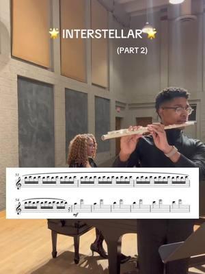 More of interstellar  #band #bandgeek #classical #classicalmusic #classicalflute #duets #dailypractice #etude #piano 