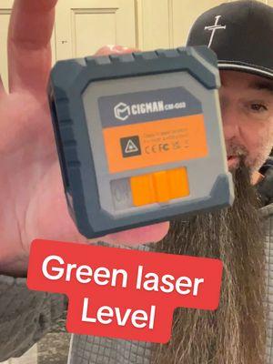 Save time and money with this self leveling dual green line laser🔥Your diy projects just got a lot easier #DIY #remodel #bluecollar #construction #midwest #tile #building #homedecor #homestead #doitright #forhim #crafty #worthabuck #TikTokShop 