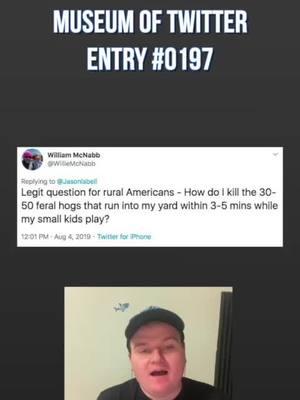 30-50 feral hogs - Museum of Twitter #0197 #museumoftwitter #twitter #twitterquotes #hogs #pigs #jasonisbell