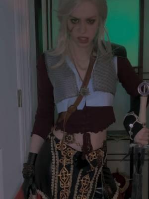 Subscribe to my TikTok for exclusive cosplay vids! | #thewitcher #ciri #ciricosplay #cirillaofcintra #thewitchercosplay #thewitcher3 