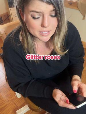 Limited stock Valentine’s Day glitter roses #ValentinesDayGift #EverlastingRoses #RomanticGiftIdeas #SparklingBouquet #glitterroses #valentinesflowers #valentinesroses #creatorsearchinsights 