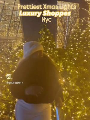 My last Tik Tok!! I guess? Please follow me on Insta at ROSLAYZBEAUTY if you want to still see me! The Prettiest Xmas Lighted Luxury Shoppes in Nyc!!  @hudsonyards presented by Wells Fargo. This is the Most Beautiful Display of Xmas Lights in Nyc this year! They have over 2 Million Lights in the Shopping Center Mall that are sure to Brighten your Holiday Spirits ✨✨✨  Then head over to @queensyardnyc  for an Amazing meal and an Amazing view of the @vessel_hudsonyards  I am Loving the Nyc Holiday Spirit this year! There are just So many options to Bring Holiday Cheer! 🎄 #nycblogger #nycinfluencer #nycdatenight #thingstodoinnyc #nycrestaurants #hudsonyards #queensyard #thevesselnyc #nycxmas #xmasspirit #xmaslights #luxuryshoppes #2millionxmaslights #xmascheer