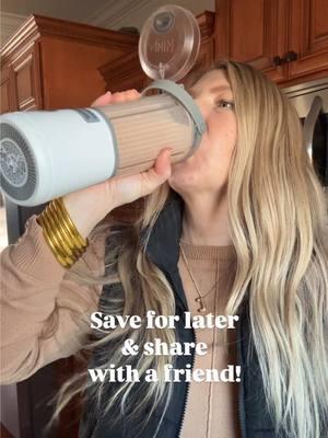 If you’re in a busy season of life like me, an easy on the go protein shake is a need in the mornings!  Here’s a super easy recipe for you! Save this one to try later and share with a friend. 😋 8 oz liquid (I use skim milk) 1 scoop Choc protein powder (@cleansimpleeats is my fave) 1 TBS Peanut Butter 1/2 Frozen Banana Blend & Enjoy! 😋 I also highly recommend this Ninja Blast for a quick on the go blender! It’s currently on sale at @Walmart! Click the link in my bio to shop.  #proteinshakes #onthegobreakfast #breakfastidea #ninjablender #proteinrecipes #snackideas #ninjablast #highproteinrecipes #walmartfind