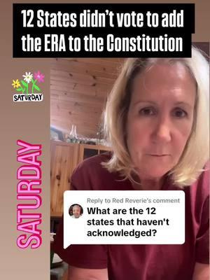 Illinois?😐 #equalrightsamendment #era #wontbackdown #damnshame #illinois #wtf #women 