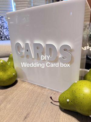 Please tell me I am not the only one 🥴🥴🥴 #weddingdiy #weddingtok #DIYbride #DIY #cardbox 