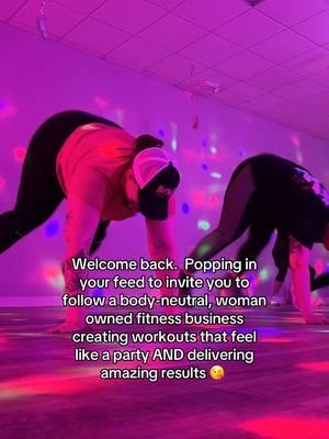 Welcome back 😆  #bodyneutrality #bodypositive #fitness #cardiodance #dancefitness #SmallBusiness 