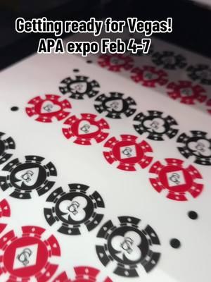 More APA prep going on over here today.  If you’re headed to APA, stop by the @GS2 Awards 319 and say Hi!   We’re going to be doing some fun print and cut demos, you can check it out and then head over to see @Katie at Monarch Pine Booth 118 and get your hardware for these poker chip earrings!  ♠️♦️♣️♥️ @Personalization Pros  #laserengraving #lasercutting #uvprinting #apaexpo2025 #laserforbeginners #smallbusinessowner #troteclaserusa #makersoftiktok #personalizedgifts #vegastiktok 