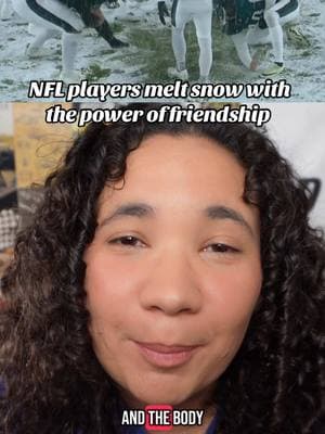 The Eagles had to use the power of friendship to melt snow and keep their kicker safe today. Here’s the rule behind that! #nfl #philadelphiaeagles #eagles #larams #rams #nfc #baltimoreravens #buffalobills #football #womeninsports #sportsgirls #sports 