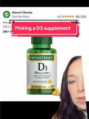 #healthtok #d3 #immuneboost #vitamins #supplements #gethealthy 