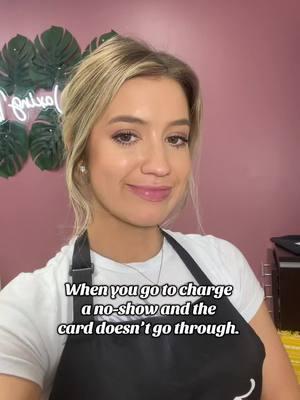 I do not require a deposit for appointments, so I am aware this can be avoided, but still. What I do to you?! How you gonna put a card on file with no funds 😭  #WaxingLife #EstheticianLife #SmallBusiness #eyebrowlady #waxingspecialist #SelfEmployed 