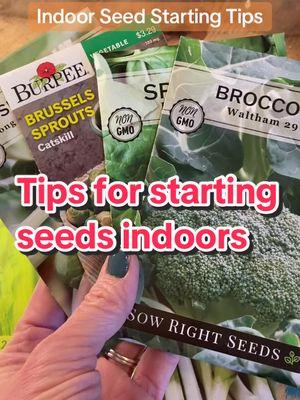 Zone 6 seed starting tips🌱   #seedstarting #indoorgarden #gardening #gardentok #garden #indoorseedstarting 