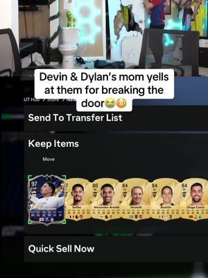 OH NO 😶 #devincaherly #devinanddylan #fifa #FC25 #packopening #TOTY #judebellingham 