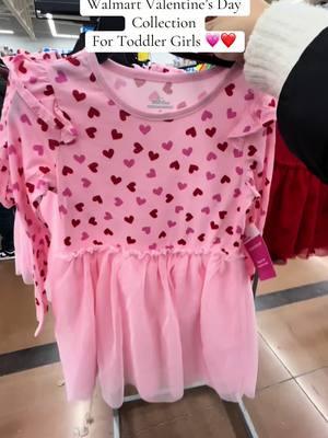 Super Cute @Walmart Valentine's Day Girls Collection ❤️😍  #clothes #toddler #toddlerclothing #walmart #walmartfinds #ValentinesDay #heart #fyp #fyp 