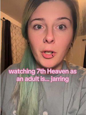 we also weren’t allowed to watch family guy as teenagers bc of the innuendos but every night at 6:30 & 7pm, we would sit down with her to watch TWO AND A HALF MEN 😭 anyways, i don’t have friends irl so i decided to share it with the 5 of you who watch my videos #7thheaven #cult  #mommyissues 