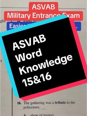 Thank you trump … right? #asvab #asvabprep #afqt #wordknowledge #vocabulary 