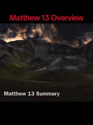 Matthew 13 Summary || Monday January 20 #parables #christian #biblestudy #dailydevotional #christiantiktok #matthew13 