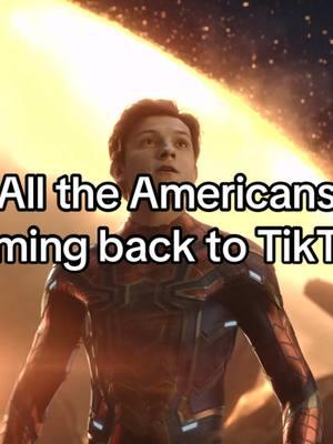 Y’all who thought we weren’t coming back didn’t watch Endgame #TikTokBan #TikTokBanned #Usa #America #Marvel #Mcu #AvengersEndgame #Fyp #UsaTikTok #MarvelTok #Avengers #TikTokUsa #MarvelCinematicUniverse 