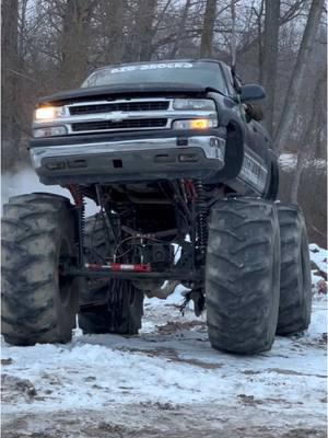 If your cold their cold. Bring ‘Em inside. #michiganmotorsports #mudtruck #megatruck #chevy #chevrolet #tahoe #puremichigan #tgw #trucksgonewild 