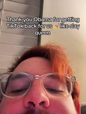 Saw a tiktok saying we were thanking Obama for getting TikTok back for us so thank you Obama. Iykyk #obama #thankyou #for #getting #tik #tok #back #us #you #the #best #slay #queen #Love #ya #fyp 