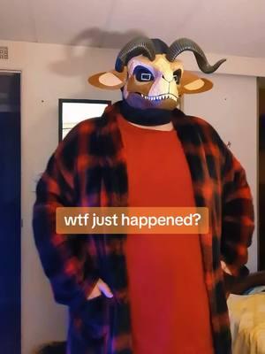 something definitely isn't right  #furry #furryfandom #furrytiktok #furrycommunity #furrypride #dinomask #dinomaskfurry #dinomasktiktok #furs #goat #goatfurry #goatfursuit #goatfursona 