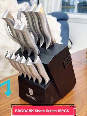 Unleash your inner chef! 🔪 This knife set is a game-changer. #Brodark #Knives #Cooking #Kitchenware #knife #black 