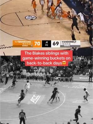 The literal perfect basketball weekend for the Blakes family! (Via: @ESPN, StanfordMBB/TW) #vanderbiltbasketball #stanfordbasketball #collegebasketball #collegehoops #gamewinner #buzzerbeater 