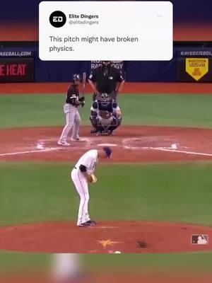 The greatest pitch ever thrown 😳 #baseball #tampabayrays #pitchingninja #sports #fyp 