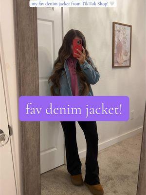 SO glad TikTok is BACK & I can get back to posting outfits from TikTok Shop!!!! 🎀🤍 Outfit is linked in the orange shopping cart! ✨ #TikTokShop #tiktokshopoutfit #denim #denimjacket #OOTD #outfitoftheday #tanmingclothing @TanmingFashion #tiktokshopfinds #outfit #outfitinspo 