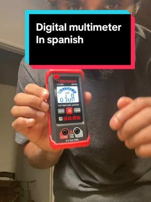 Digital multimeter #digitalmultimeter #electricacion #herramientas #construcción