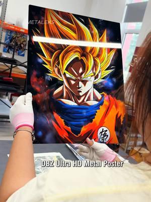 I’m so glad I can still share DBZ Ultra HD Metallic Prints with you all today on TIK TOK😭#vegeta#goku#DragonBall#dbz#anime#art#gift#wallart#manga#metaleks#poster#ultrahdposter#prints 